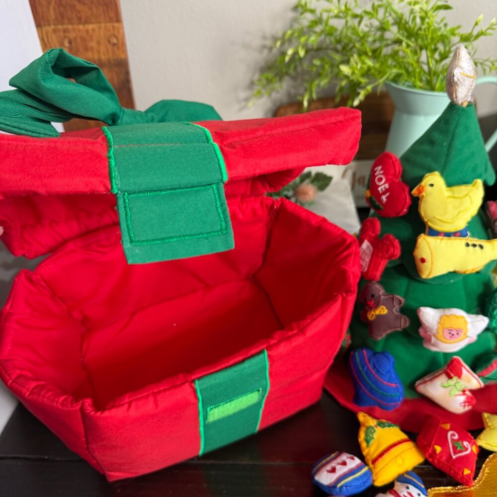 One Step Ahead My First Christmas Tree Soft Toddler Build Assemble Decorate - Picture 6 of 7